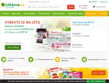 Tablet Screenshot of lekarna.cz